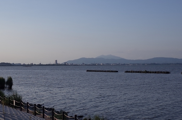 土浦の街が見える