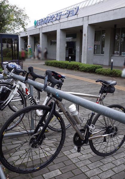 道の駅やちよ八千代ふるさとステーションのサイクルラック