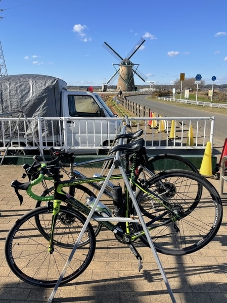 佐倉ふるさと広場のチャリ二台