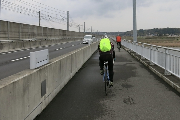 国道464号をを白井方面に戻る