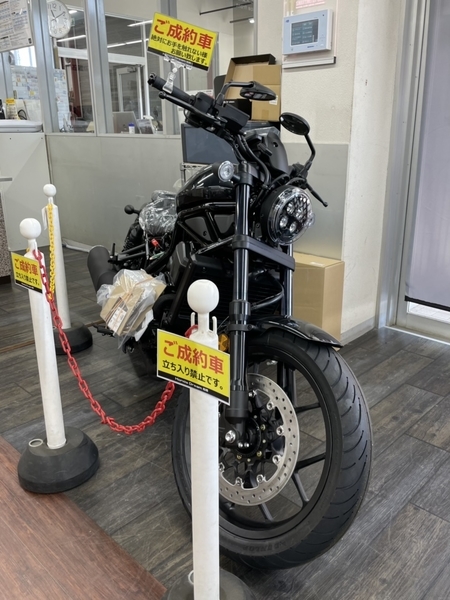 納車直前のレブル1100