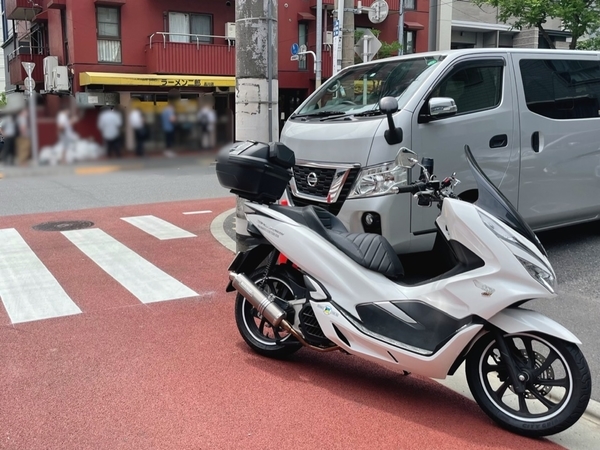 ラーメン二郎品川店とPCX150