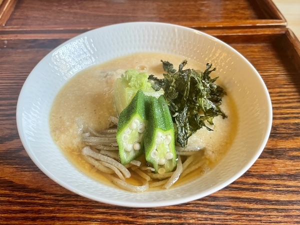 手挽き田舎(冷やし)DE山かけ蕎麦