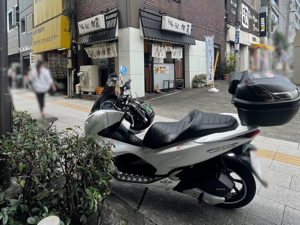 うどんそば加賀とPCX150