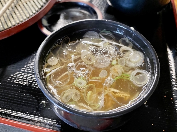 鯖出汁とろろ蕎麦湯