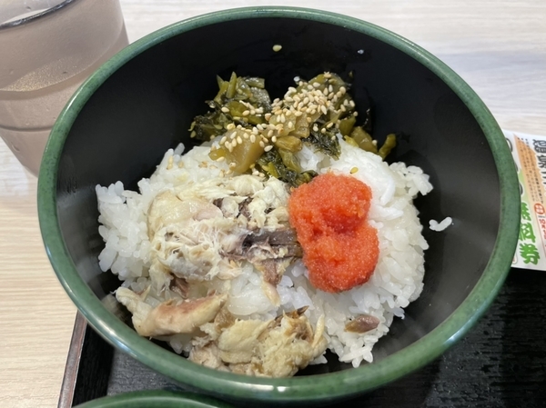 焼鯖明太高菜ごはん