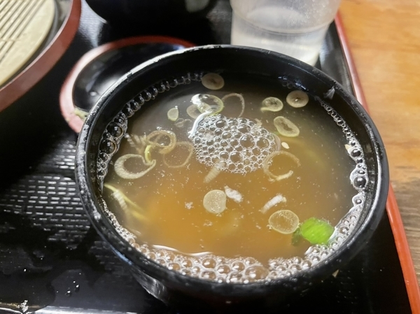 鯖出汁とろろ蕎麦湯