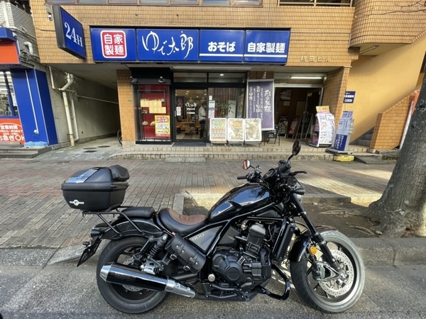 ゆで太郎船橋北口店とレブル1100