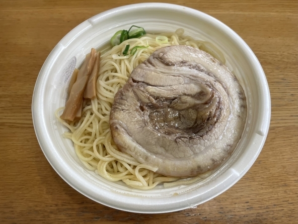電子レンジにかけて上蓋を取る