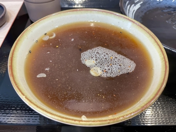 蕎麦湯