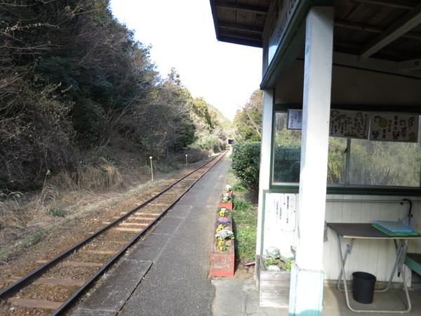 久我原駅のホーム