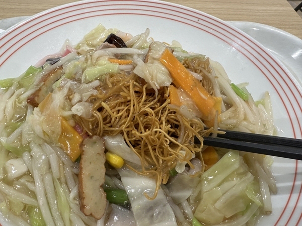 皿うどんの麺