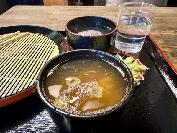 鯖出汁とろろ蕎麦湯