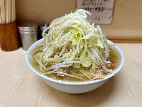 小ラーメン(880円)自動ヤサイ