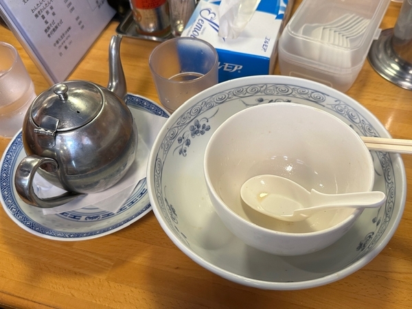 つけ麺完食完飲