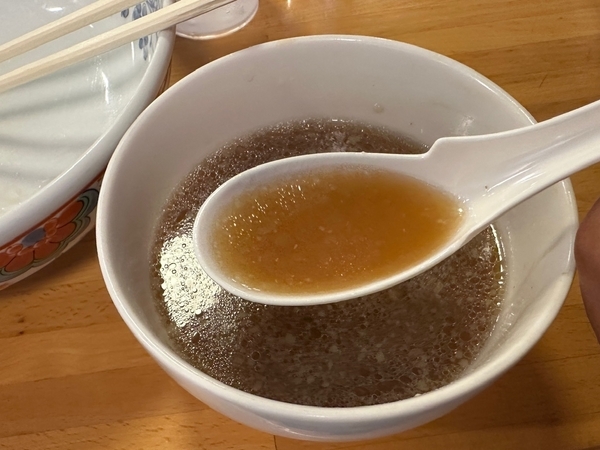 スープ割レンゲ上げ
