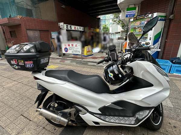 葛西めんやとPCX150