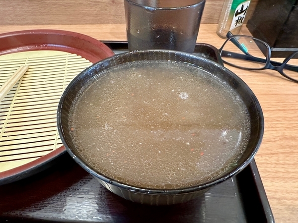鴨汁蕎麦湯