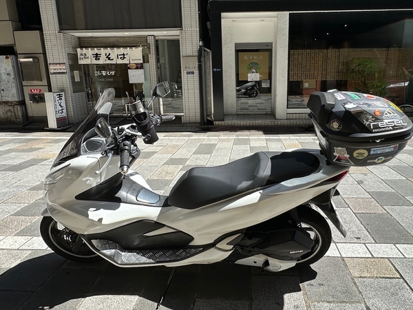 吉そば日本橋店とPCX150