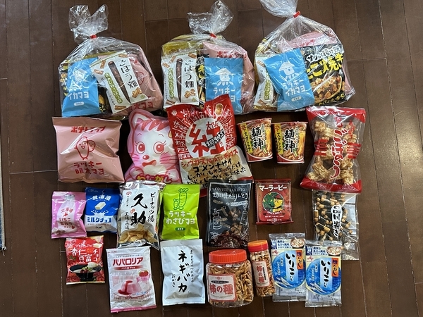 購入したお菓子他