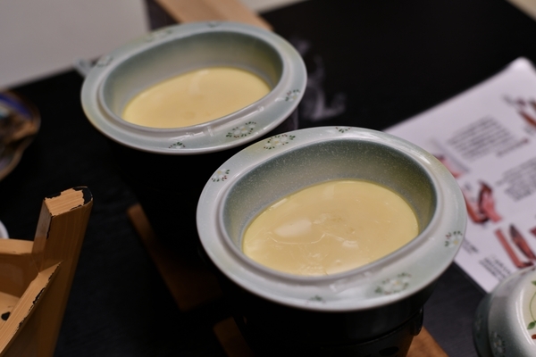 出来上がった玉子豆富