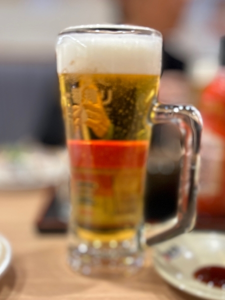 生ビール(715円)