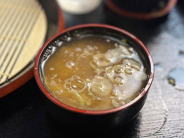 鯖出汁とろろ蕎麦湯