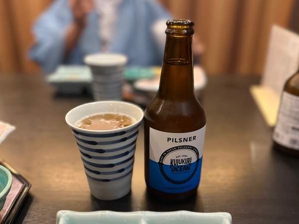 九十九里オーシャンビールで乾杯
