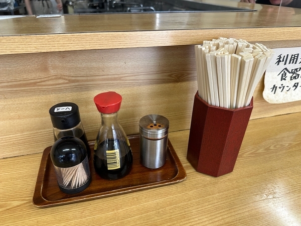 卓上の調味料等