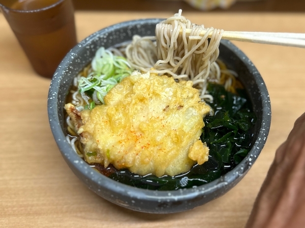 とり天そば大を手繰る