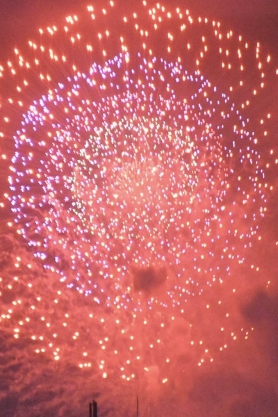 習志野駐屯地夏まつりの花火