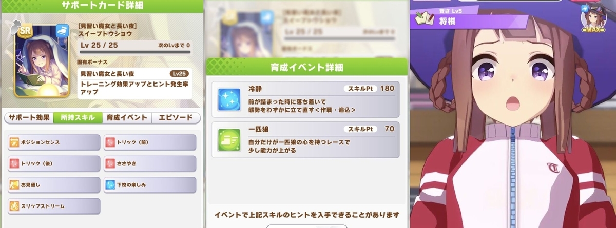 ウマ娘 役に立つ かもしれない プレイ雑知識 3 3追記 カオコ エルメス攻略雑記2