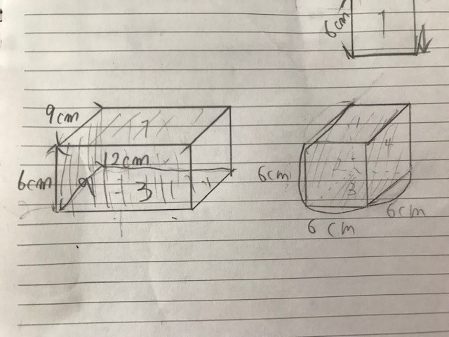 小学2年生の算数「はこをつくろう」