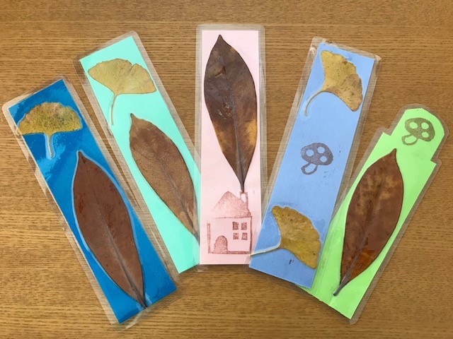 落ち葉のしおり