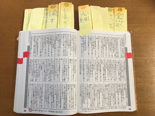 辞書引き学習の仕方