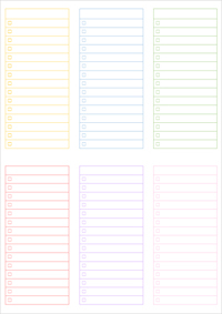 Todoリスト やることリスト無料テンプレート 子供も大人も使えるシンプルタイプ9つ 子供と一緒に家庭学習