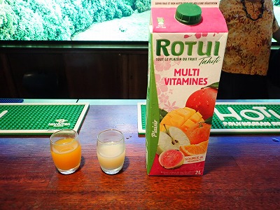ロツイジュース,モーレア島,タヒチ