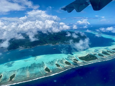 ボラボラ島,旅行記,タヒチ国内線
