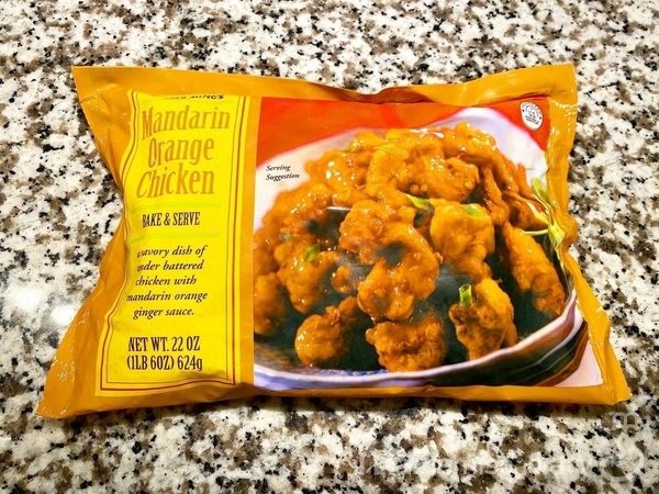 オレンジチキンのパッケージ