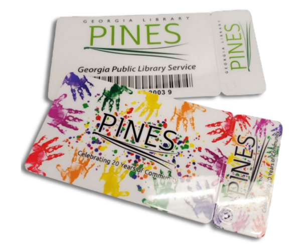 PINESの図書館カード