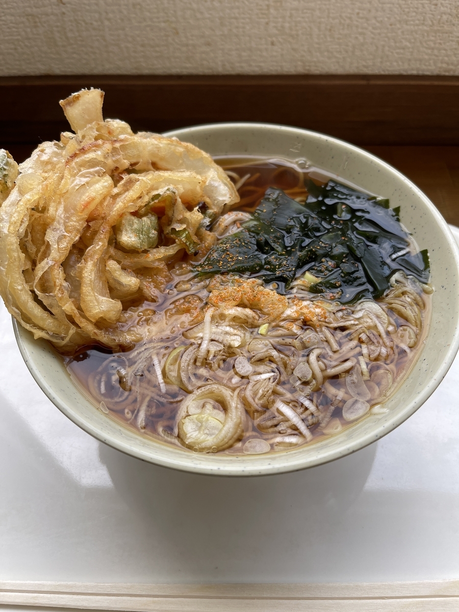 長瀞駅　天ぷらそば