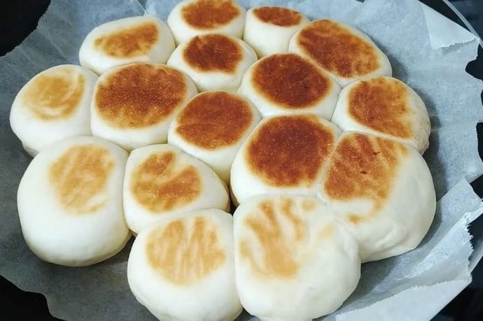 フライパンで簡単にできるちぎりパン 作ってみた ふんわり もちっとしたパンが完成 まめたつブログ