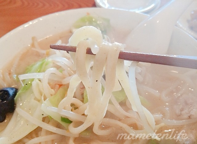 タンメンのモチモチ自家製麵