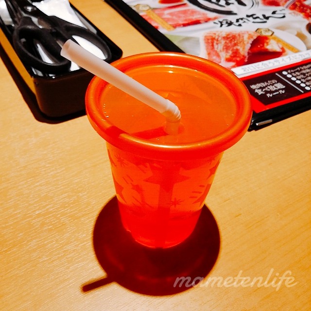 焼肉キング新潟小新店の子ども用お水