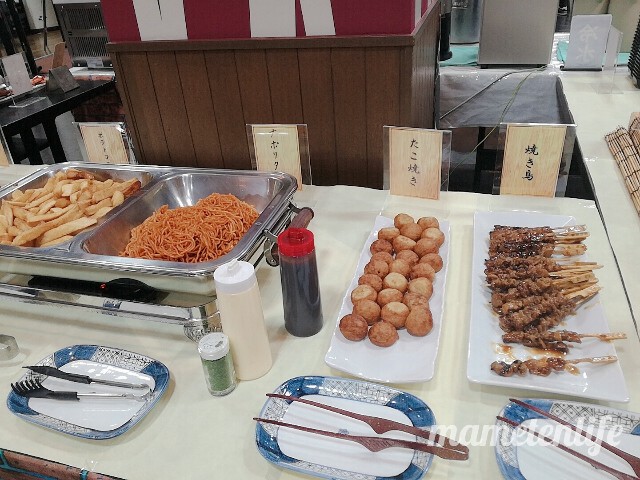 新潟ふるさと村番屋亭バイキングのポテトなど
