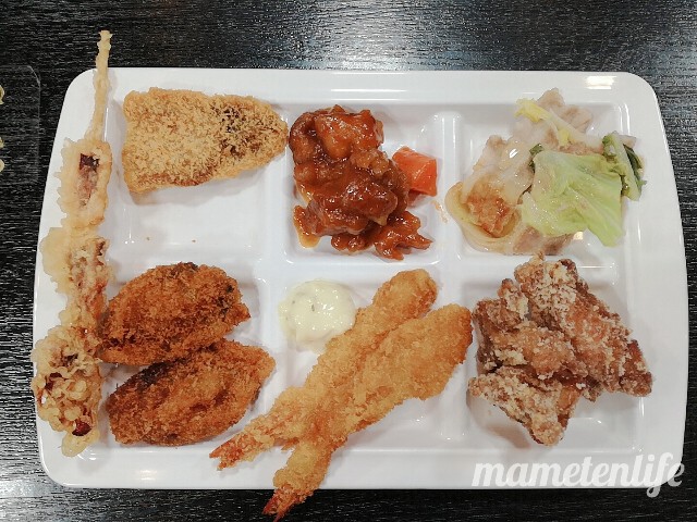 新潟ふるさと村番屋亭ランチバイキングで食べたもの（フライ）