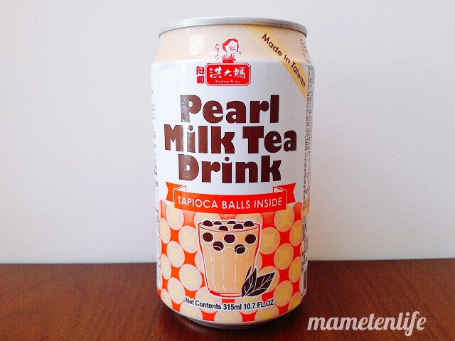 タピオカミルクティー缶 台湾洪大媽珍珠奶茶飲料 を飲んでみた まめてんライフ