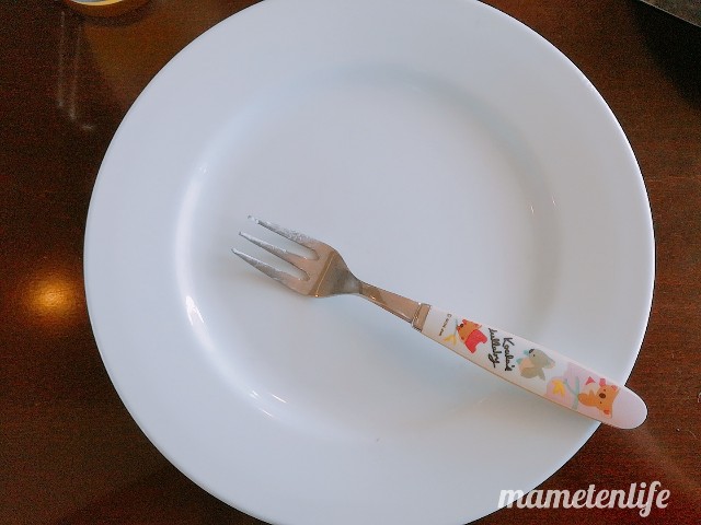 ラ・ポルタブルー(Pizzeria eBar LA PORTA BLU)の子ども用フォーク