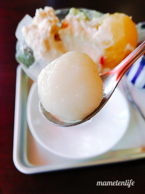 あんみつ屋カフェの白玉