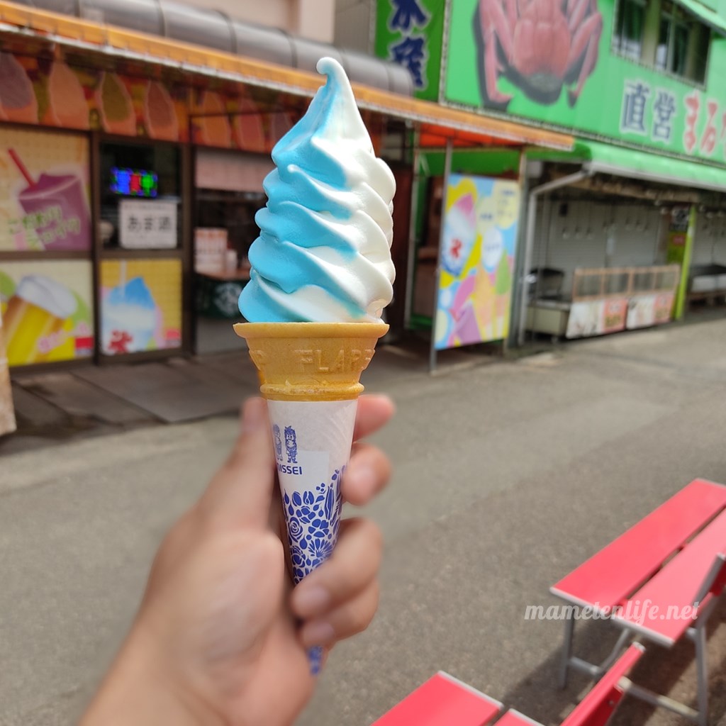 シルクロードの潮ミックスソフトクリーム